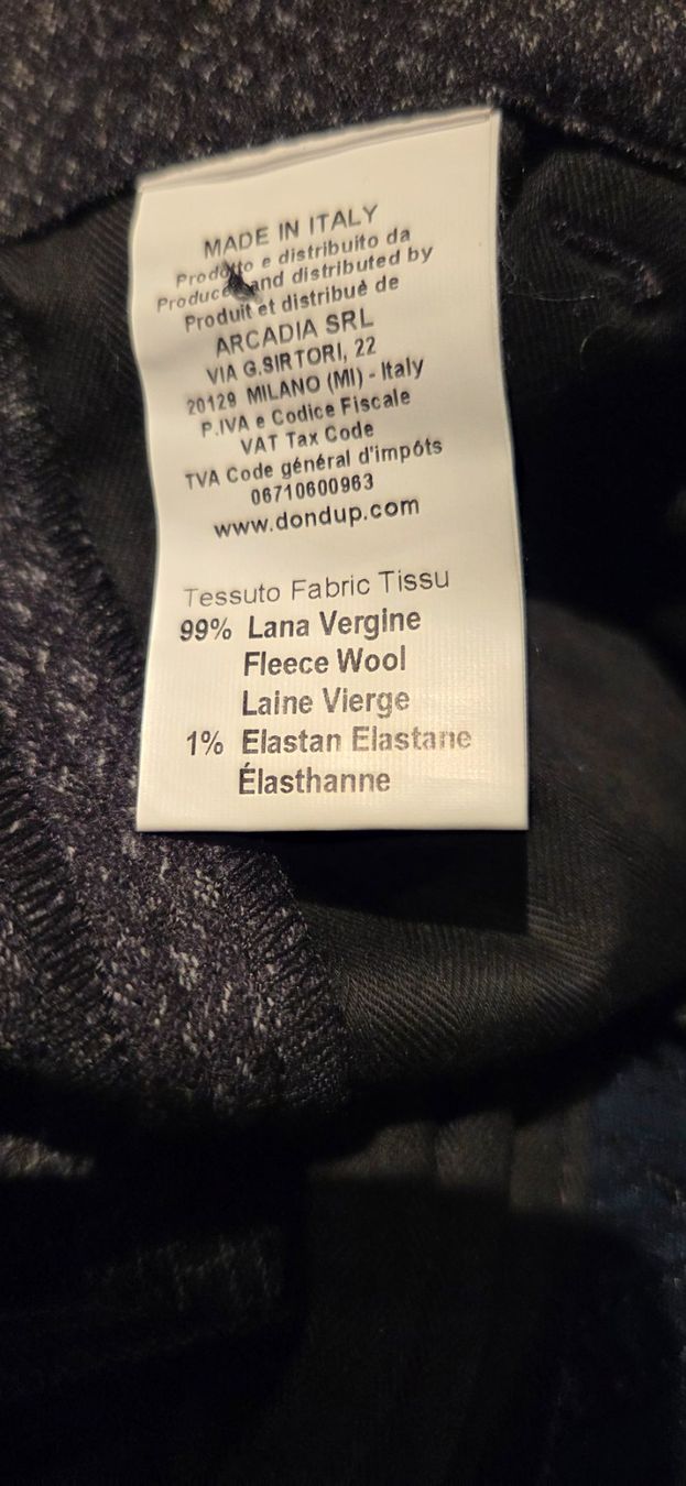 Dondup Hosen: Hose DONDUP Wolle Grösse 40 NEU – Neu und originalverpackt aus Wettswil von doe_x6nz 2