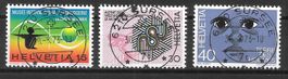 Serie 545 - 547 mit ET Vollstempel Sursee 30.8.1973