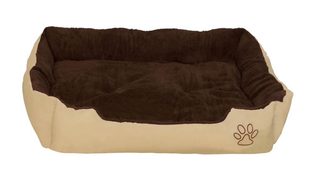 Juskys lit pour Chien orthopédique Sheena M, Lavable et antidérapant