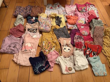 Kleiderpaket Mädchen 98 Frühling/Sommer (43Teile)