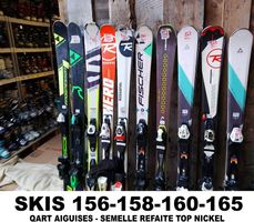 Skis affutés semelles refaites nickel à Leysin 7/7