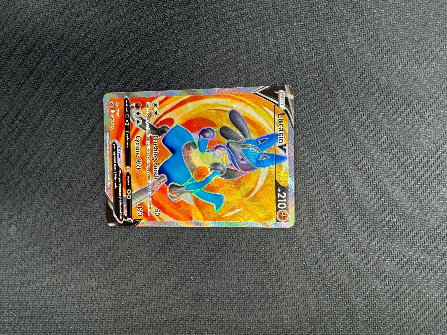 Pokémon Sammelbilder & Trading cards: LUCARIO V SWSH213 PROMO – Gebraucht aus Grancia von gro_x9gh 1