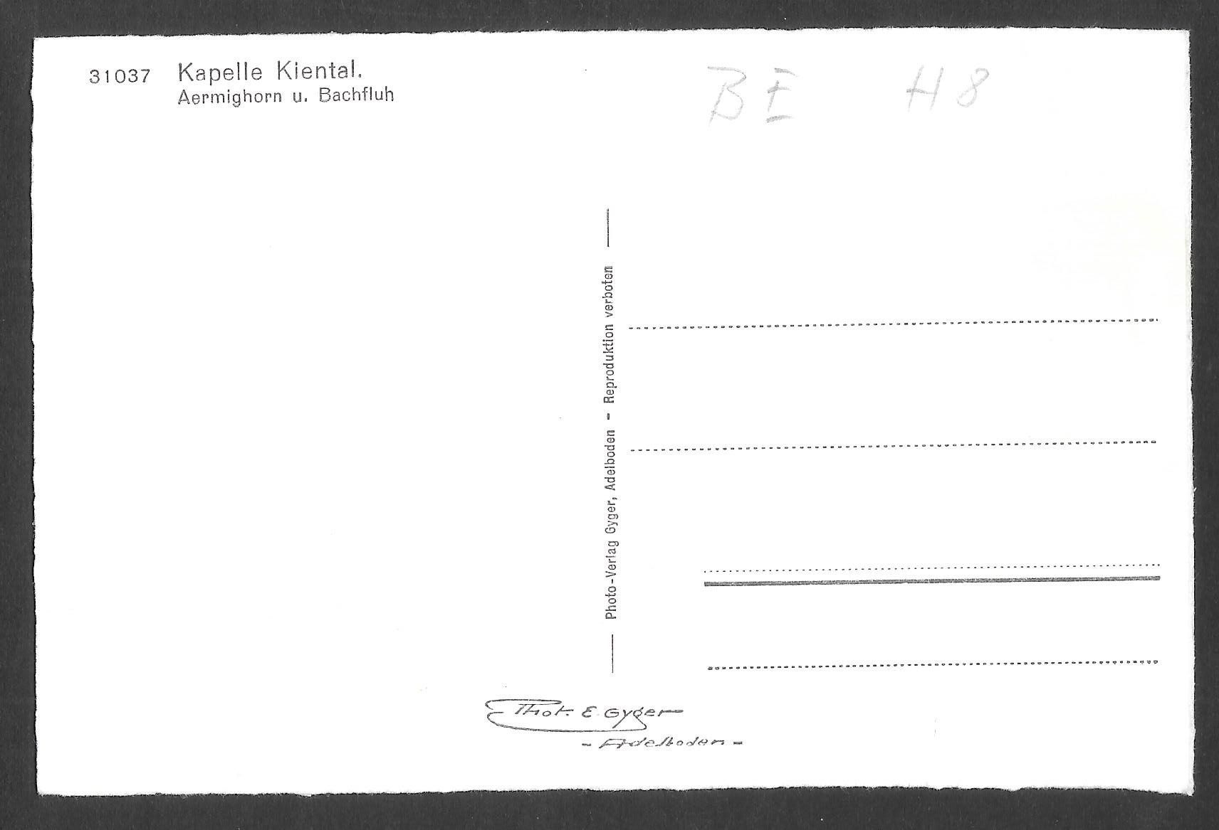 Cartoline postali: Kiental Kapelle – Usato da Olten venduto da clotaldi 1