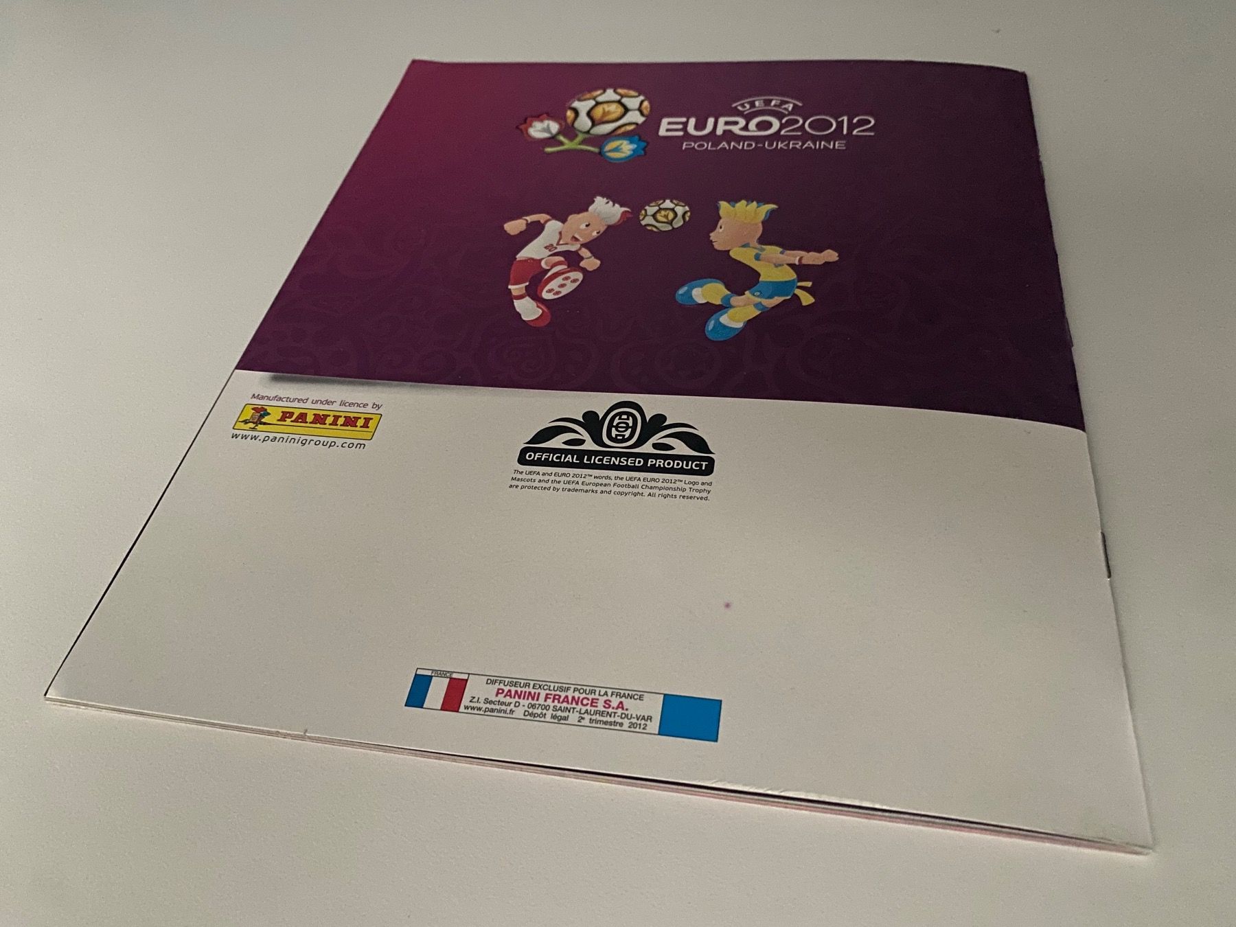 Panini Album: Panini Leeralbum EM 2012. Selten. Version Frankreich – Usato da Hergiswil LU venduto da FcMalkov 8