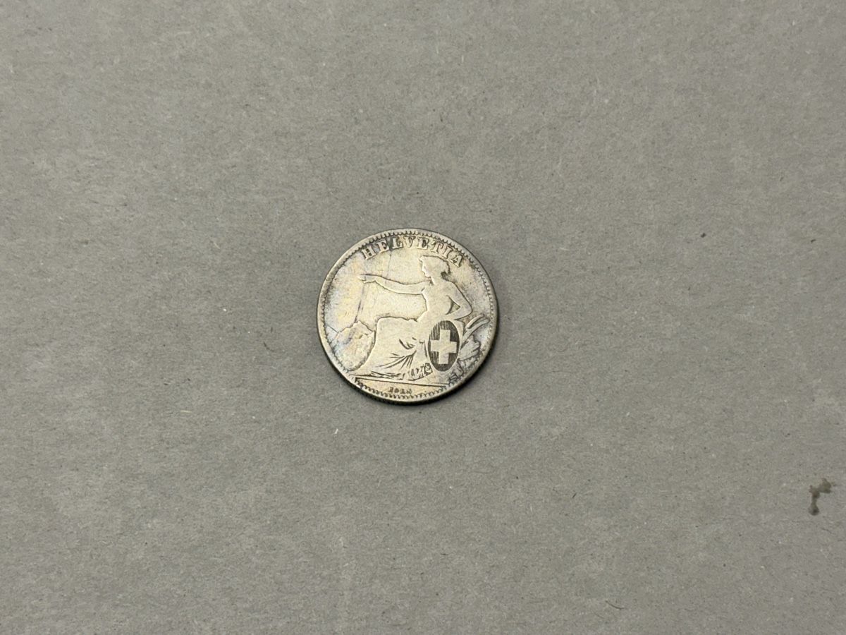 Tutti le monete: Schweiz  2 Franken 1863  – Usato da Zürich venduto da daki81 1