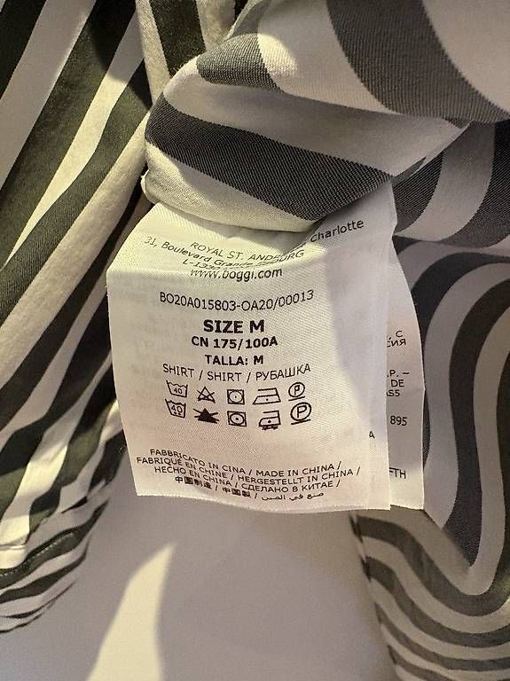 Hemden: Boggi - Chemise rayée verte taille M – Neu und originalverpackt aus Geneve von tom_d7f8 2