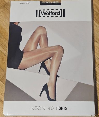 Strumpfhose Wolford Neon 40 schwarz Grösse XL