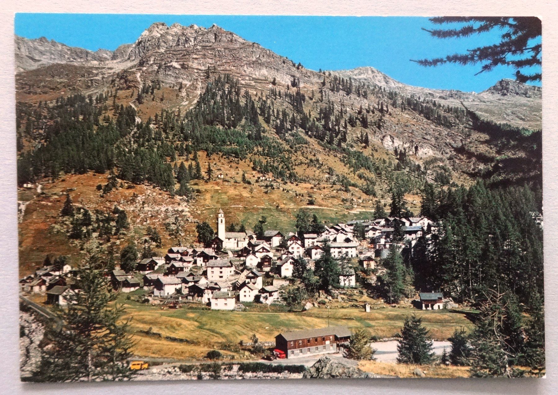 Ansichtskarten: Bosco-Gurin 1506 m ü.M. – Gebraucht aus Fétigny von Billy2miny
