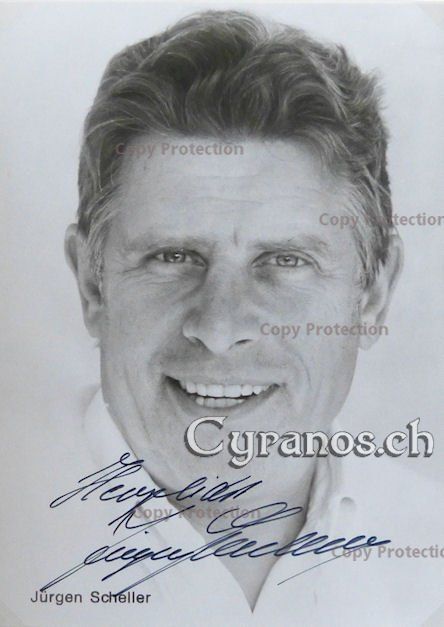 Autografi: Jürgen Scheller (1922-1996) Schauspieler - Autogramm – Usato da Dietikon venduto da cyranos1