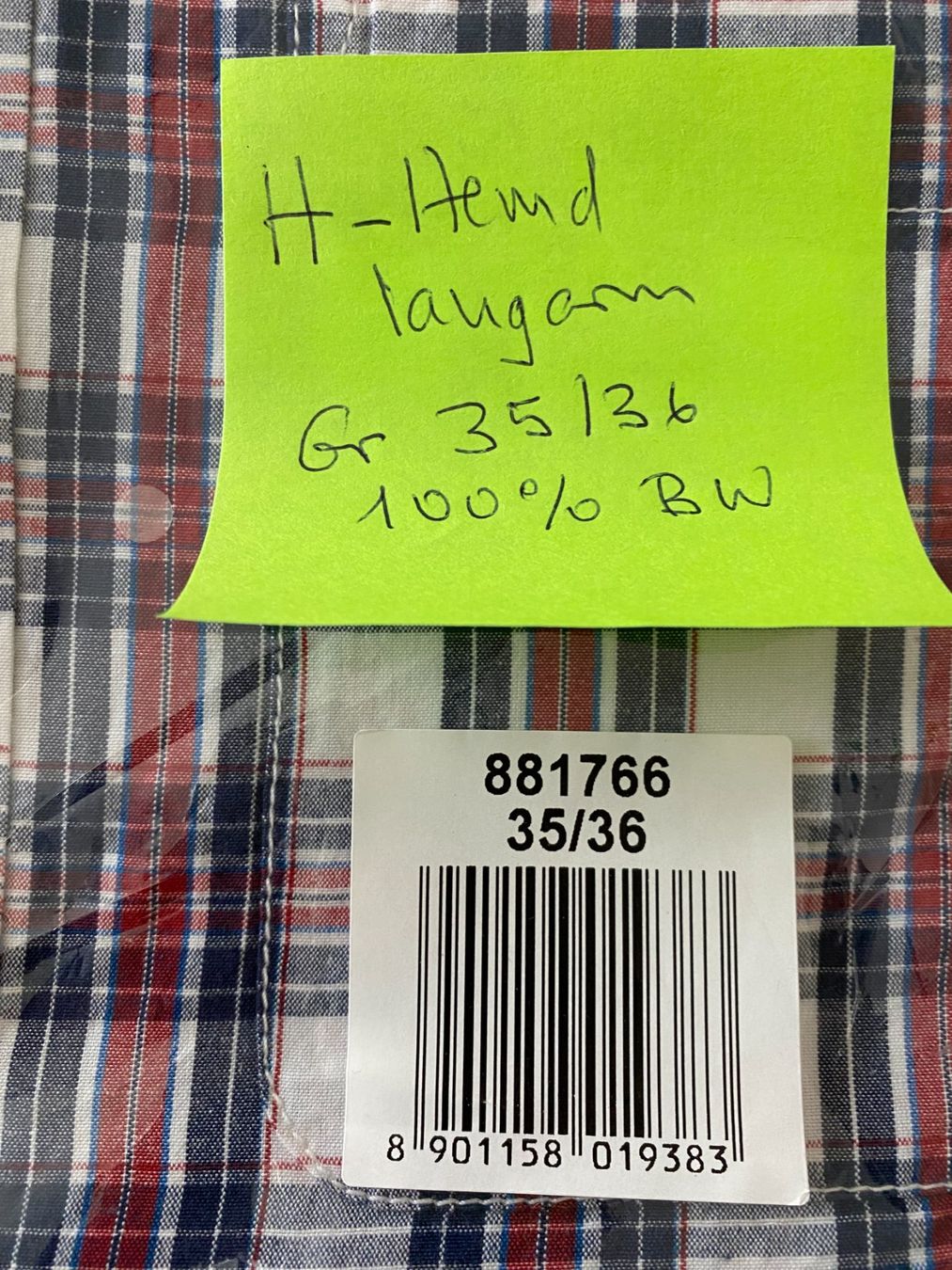 Camicie: Herrenhemd langarm Gr. 35-36 100% Baumwolle 244 – Nuovo (secondo la descrizione) da Männedorf venduto da toroloco1953 5
