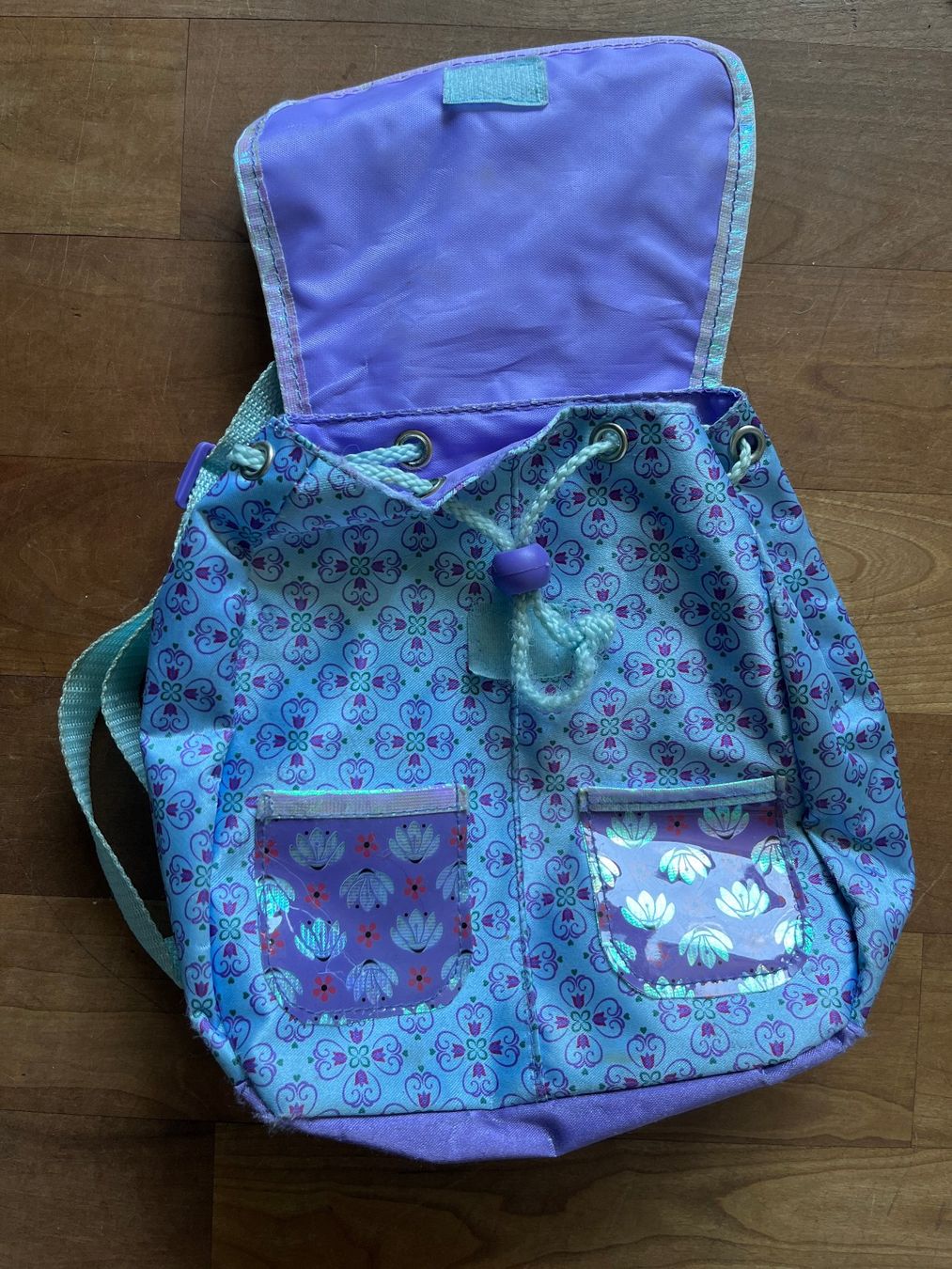 Disney Borse & Zaini: glänzender Anna & Elsa Kinder Rucksack – Usato da Muri b. Bern venduto da Buppalina 1