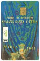 Telefonkarte Spanien CP-224 Sevilla 2001