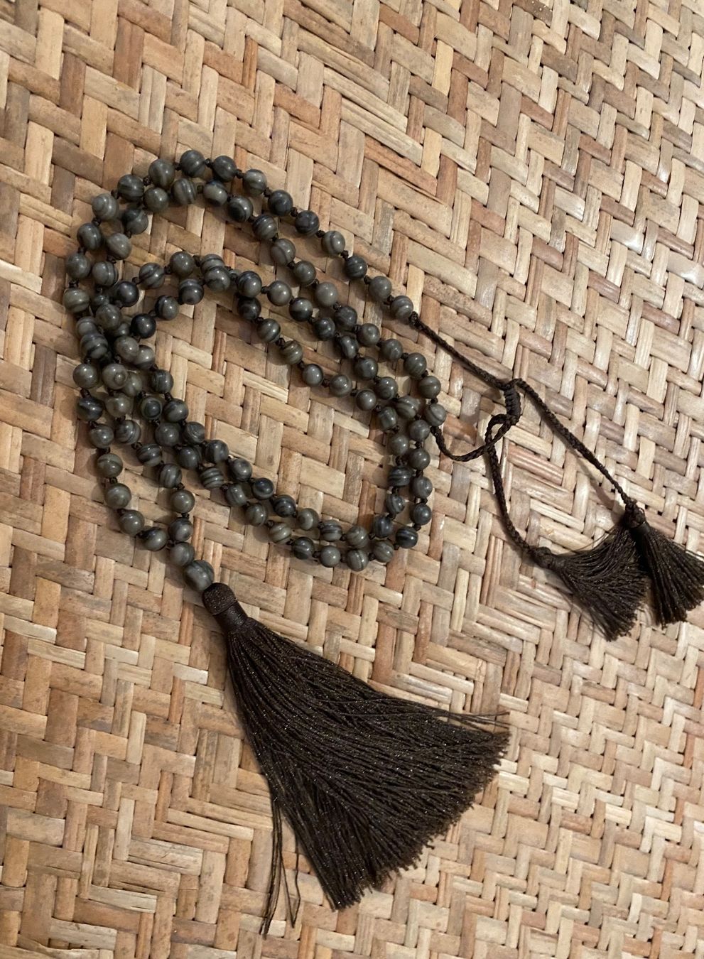 Ketten: Mala Kette Schmuck Gebetskette Bronzit Malakette – Neu (gemäss Beschreibung) aus Dottikon von 6571