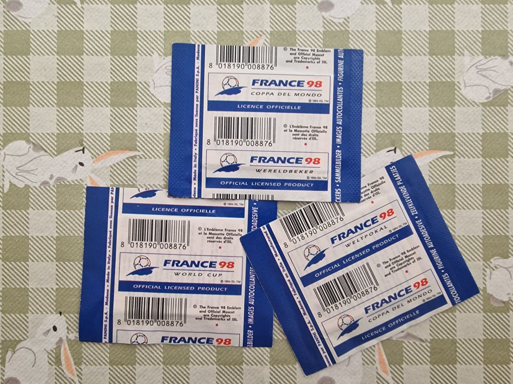 Panini Carte collezionabili: 3 x Panini WM 1998 – Usato da Adliswil venduto da vendor123 1
