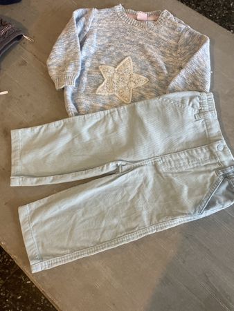 Süsser Mädchen Pullover & Hose Gr. 86manor/Migros