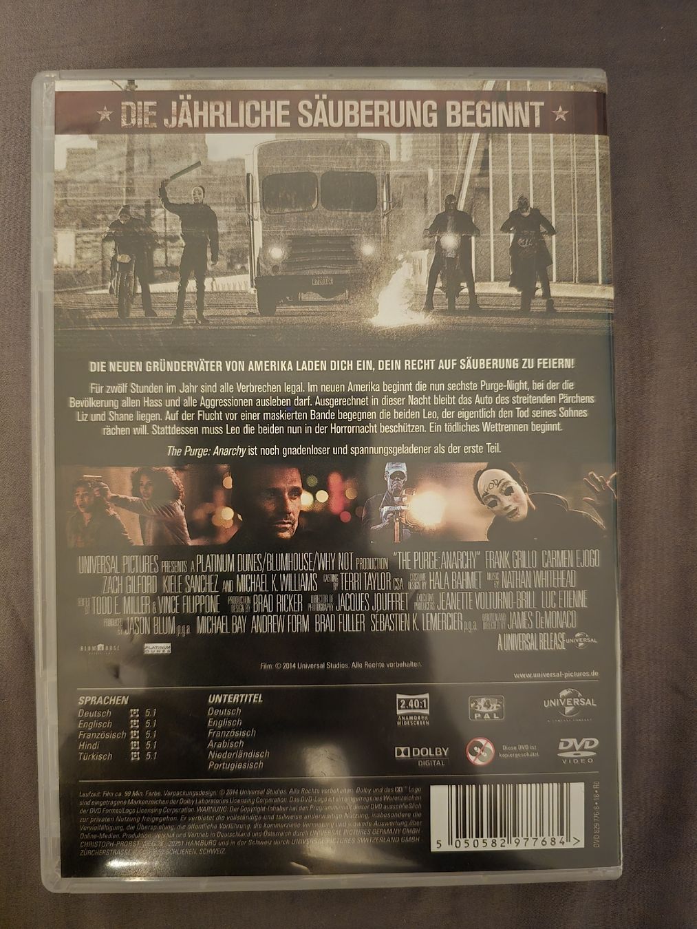 Tutti i DVDs: DVD - The purge: anarchy – Usato da Zug venduto da nic_wlj8 1