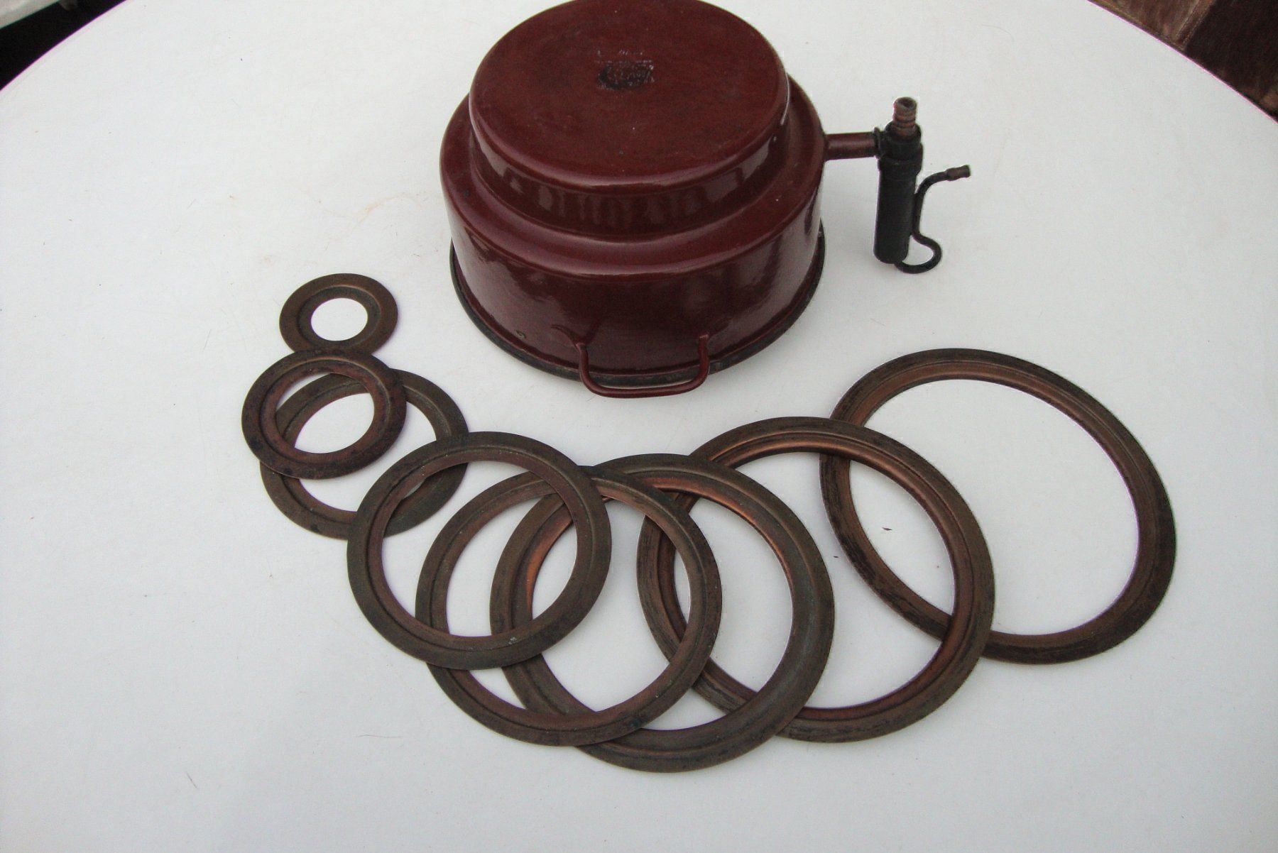 Appareils de cuisine: Wasserbad, Bain Marie, um 1900, antik – D'occasion à Bern par carola31 2