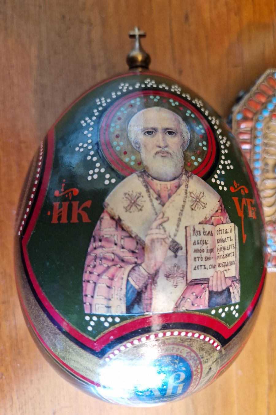 Dipinti: russisches orthodoxes Ei Ikone – Usato da Mörschwil venduto da antiksalon21 7