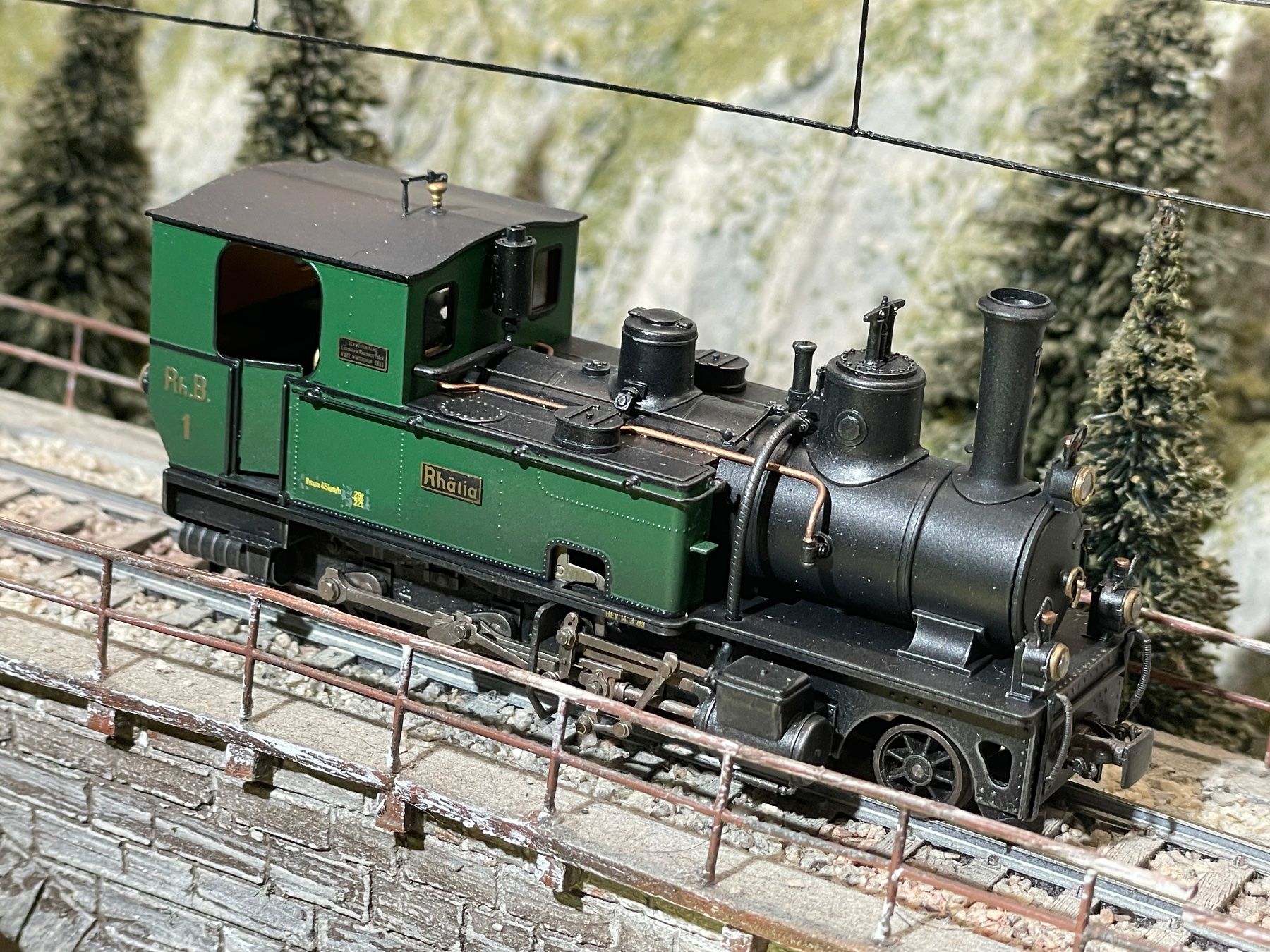 Ferro-suisse Modellini di ferrovie: Ferro Suisse, Rhätia 1, HOm – Nuovo (secondo la descrizione) da Krummenau venduto da ferrotech 1