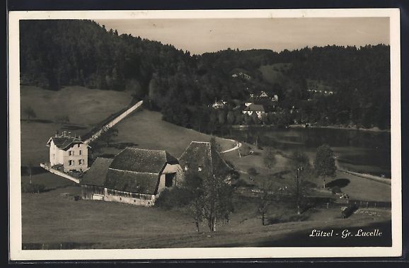 Cartoline postali: AK Lützel, Gr. Lucelle, Gesamtansicht – Usato da Berlin venduto da bartko-reher