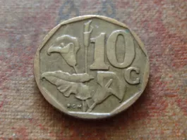 AFRIQUE DU SUD   10  Cents   1996