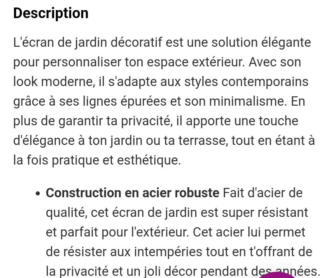 Toutes les décorations: Brise vue gris anthracite – Neuf avec emballage d'origine à Vesin par kar_v5bw 1