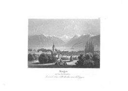 Morges Originalaquatinta von Locher