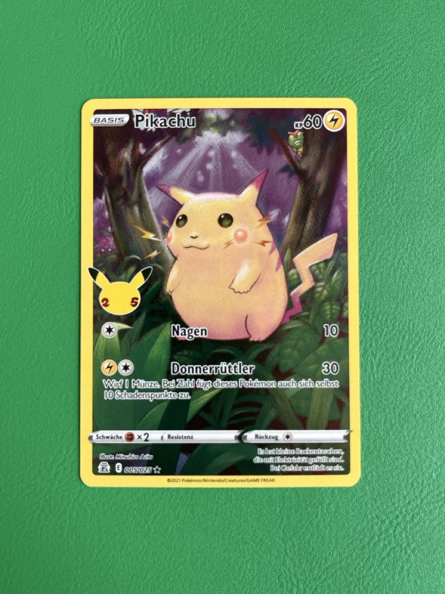 Pokémon Carte collezionabili: Pokemon Pikachu Celebrations 005/025 DE – Nuovo (secondo la descrizione) da Lommiswil venduto da diti_89 1