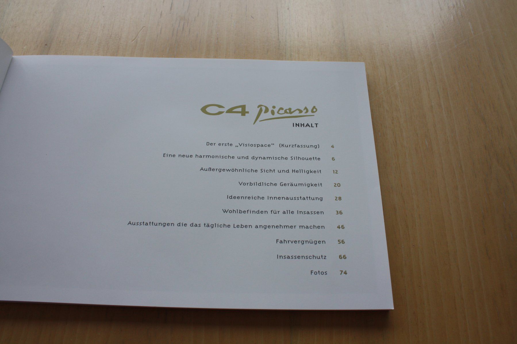 Citroën Documenti: Citroën C4 Picasso Pressemappe/CD/Prospekt 10/2006 – Usato da Wikon venduto da erwin400 1