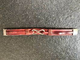 Herrenarmband Infinity Leder