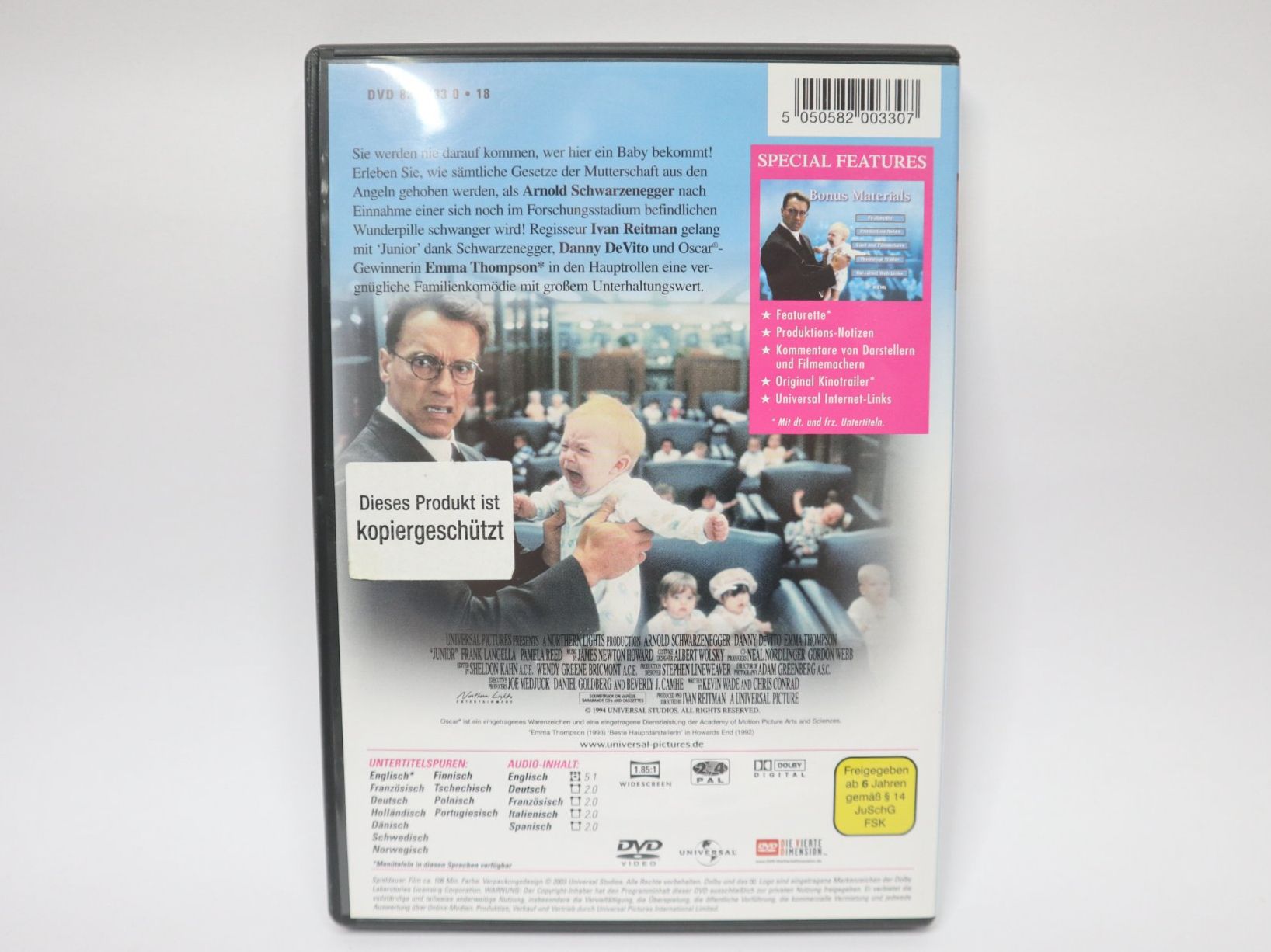 Tous les DVDs: DVD Junior , Schwarzenegger, DeVito – D'occasion à Eschenbach SG par Astalavista 1