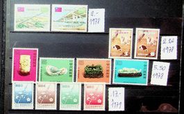 CHINE TAÏWAN  TIMBRES NEUFS** 1978-79. COTE 26.70 € /U985
