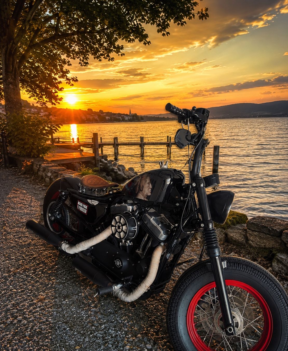 Harley-Davidson Chopper: Harley-Davidson XL 1200 Bobber Umbau – Usato da Au SG venduto da ben_9kp2 6