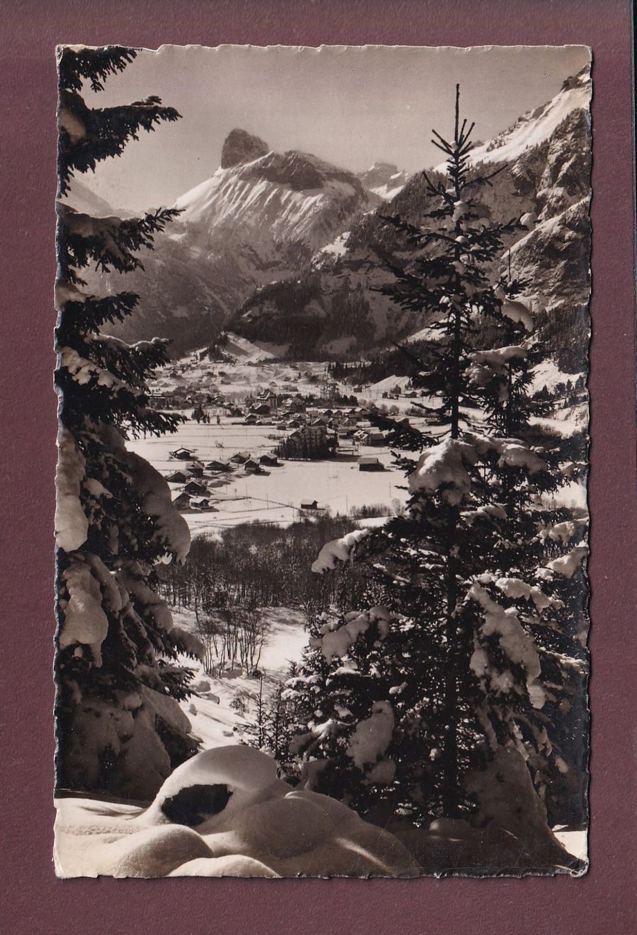 Cartes postales: KANDERSTEG - Winter - 1933 – D'occasion à Pully par nicecards