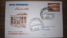 Air France Athenes - Bale 02.04.1970