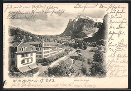 Grindelwald, Hotel Gr. Eiger aus der Vog