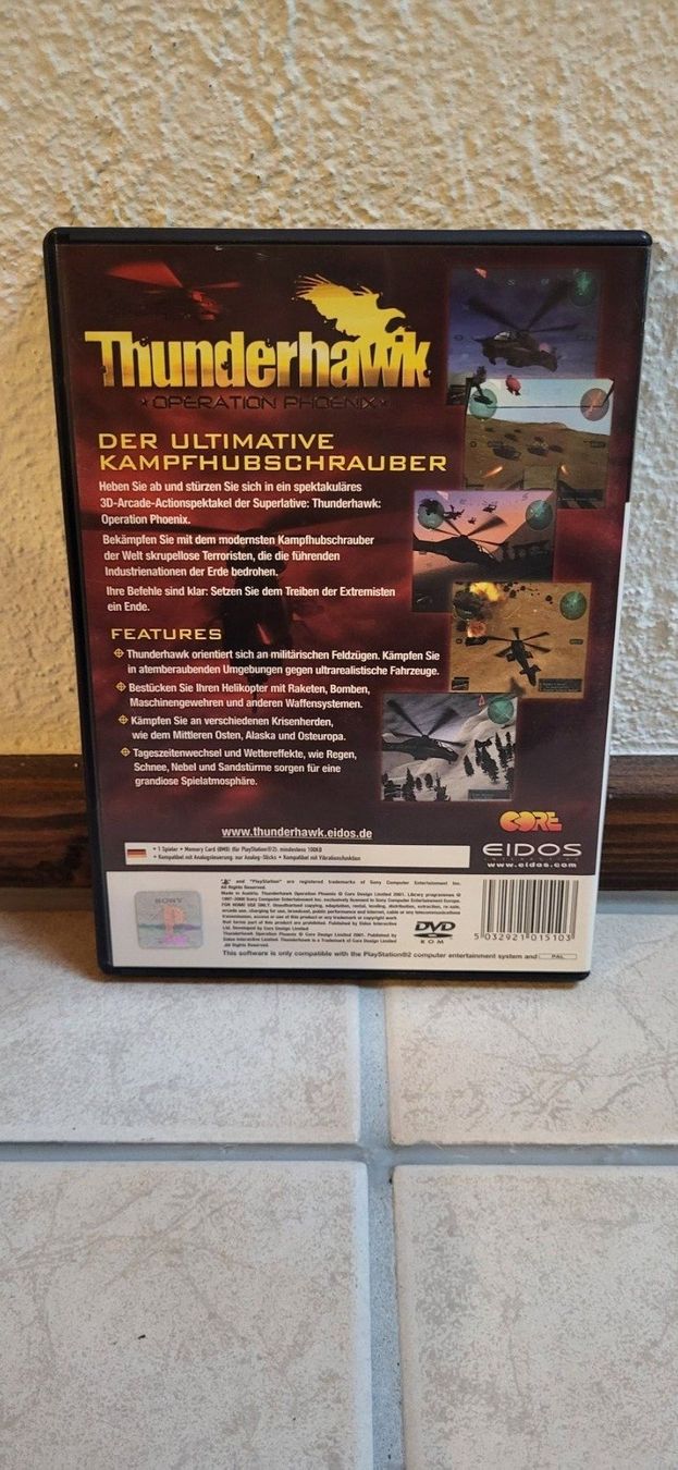Sony Spiele: PS2 Spiel – Thunderhawk – Gebraucht aus Münsingen von Heroism2010 1