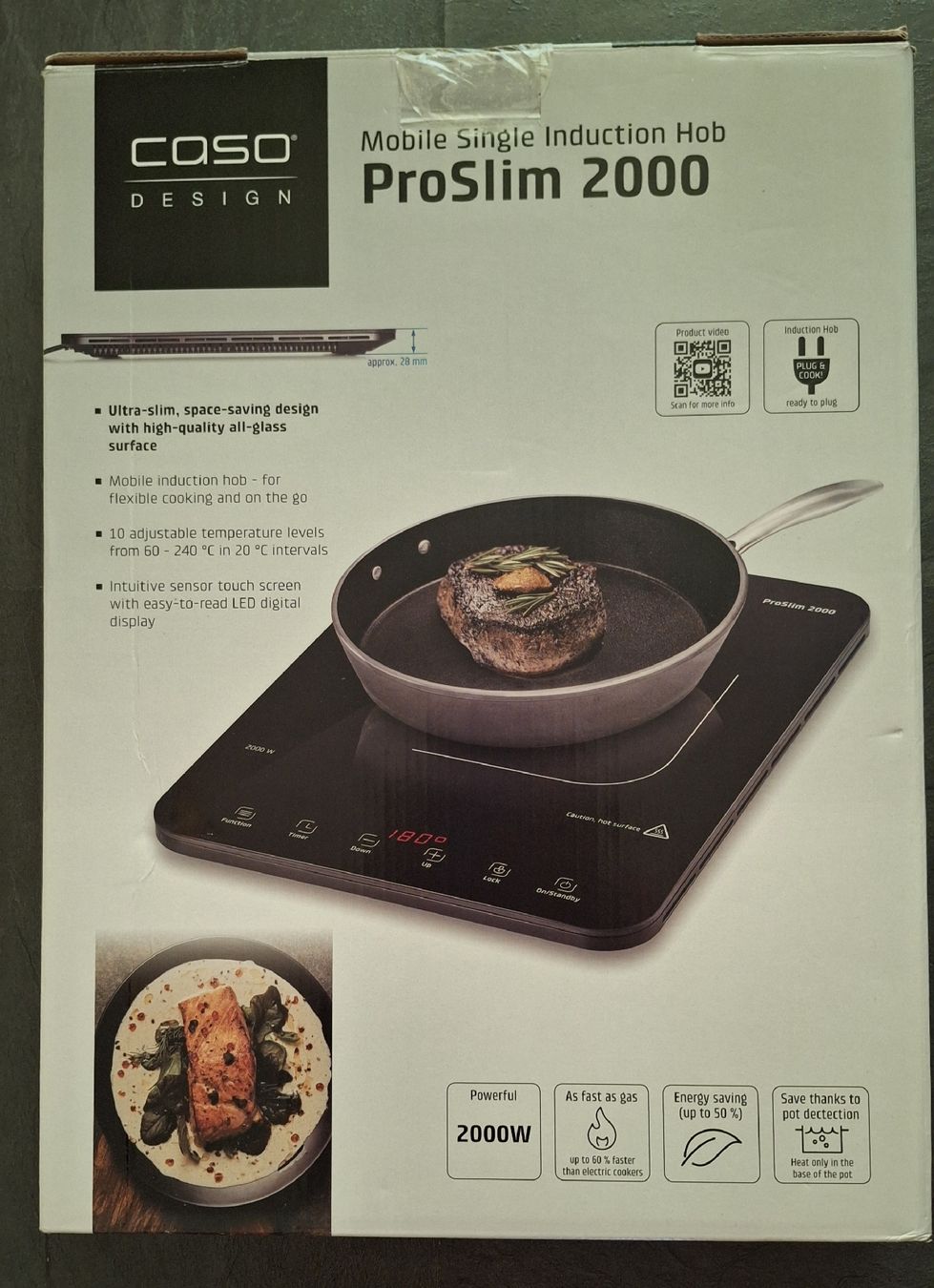 Herde: Induktion, Herdplatte mobil, Casio pro Slim 2000, Outdoor – Neu und originalverpackt aus Arbon von fil_d.Ariane