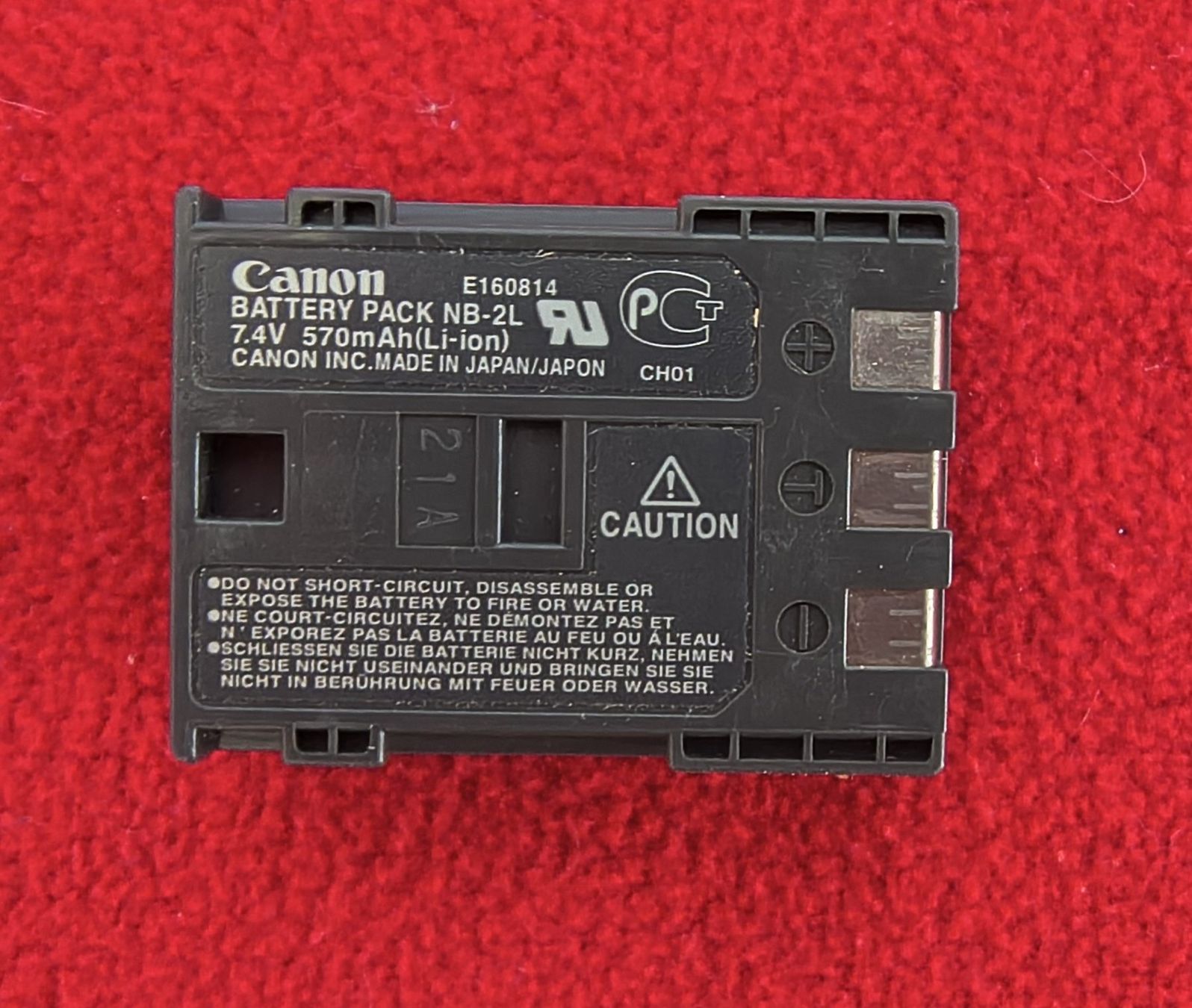 Canon Batterie: Canon Battery Pack NB-2L – Usato da Waedenswil venduto da Jetztodernie