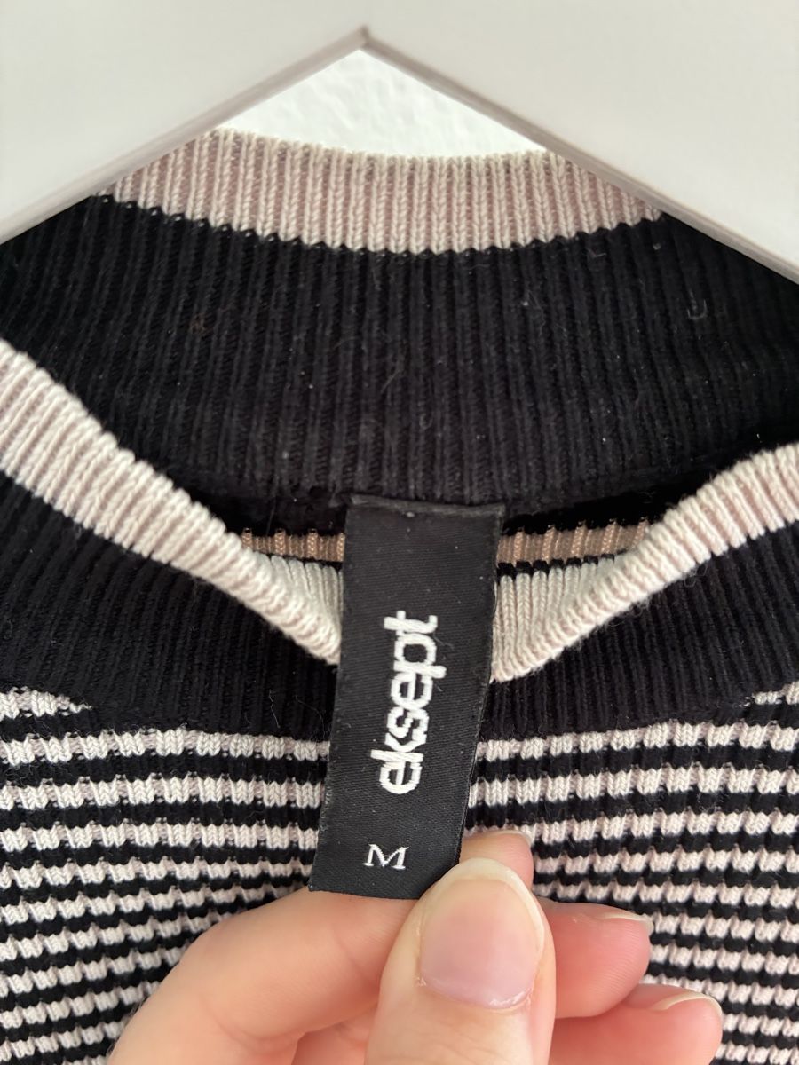 Maglioni & Felpe: Pull rayé noir et blanc taille M bon état – Usato da Zürich venduto da bia_m6bq 1