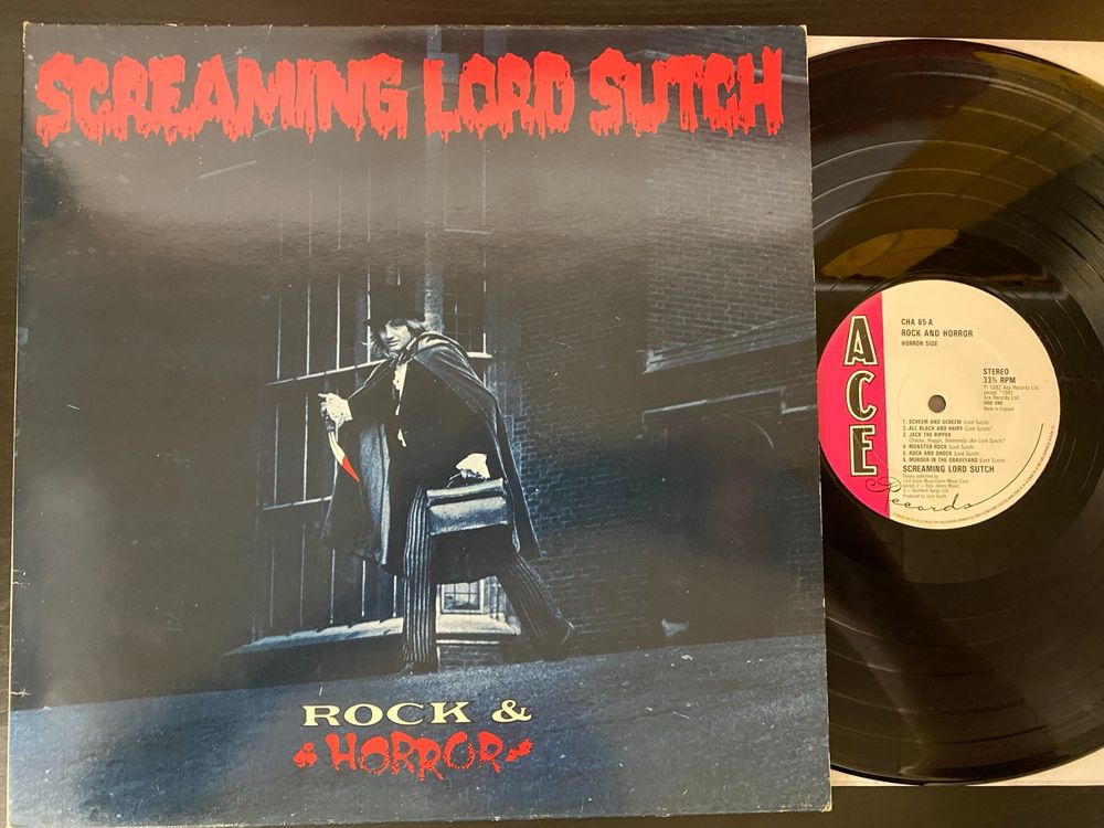 Screaming Lord Sutch Rock & Horror [LP UK 1982] Kaufen auf Ricardo