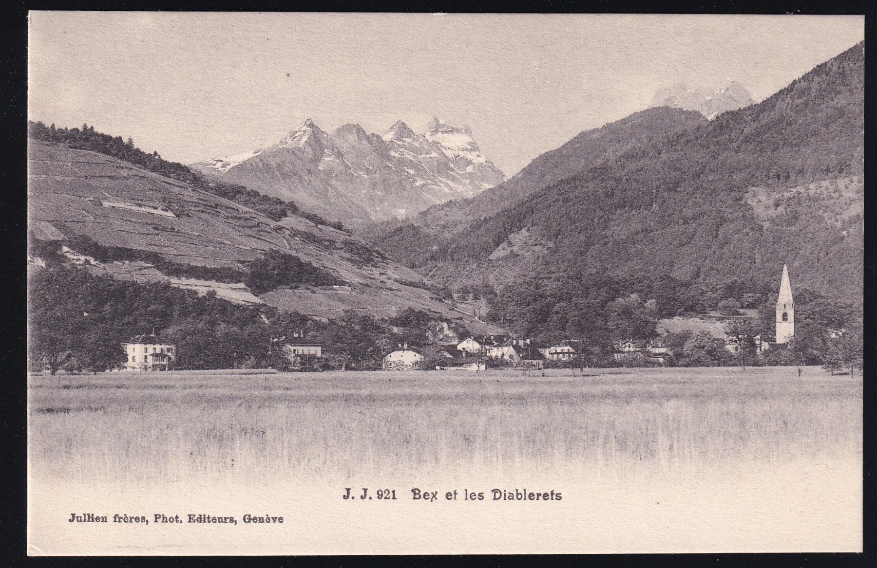Ansichtskarten: 6 alte Ansichtskarten Wallis Bex Sion Kathedrale Valere – Gebraucht aus Brienz BE von Diliplunz 2