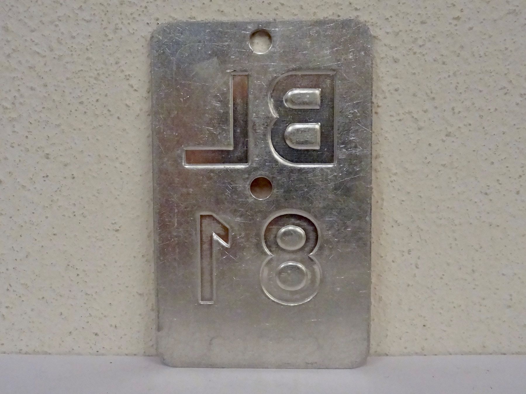 Schilder: BL 81 VELONUMMER - FAHRRADSCHILD – Gebraucht aus Kerzers von zimmergruen 1
