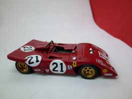 Ferrari 312P NART - 1971 - schwerer Bausatz von FDS - rot 21