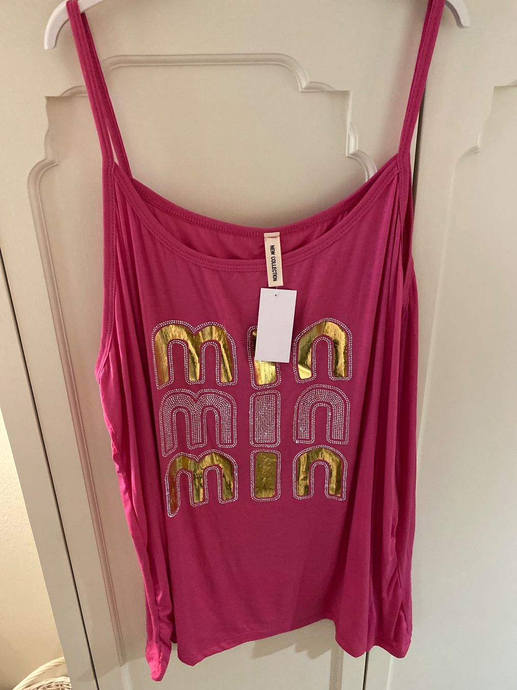 Top: TRÄGER TOP-PINK DAMEN – Usato da Meienried venduto da ManuelaBoutique 1