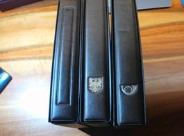 3 Leere Alben in Schuberfür FDC, 90Einlageblätter Philswiss,