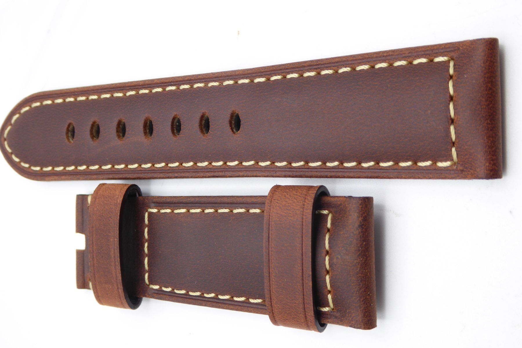 Panerai Orologi: Panerai leather strap brown dark color 24mm – Nuovo (secondo la descrizione) da Geneve venduto da adr_xk6n 4