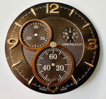 HAMILTON - CADRAN HAMILTON CHRONOGRAPH  30.5 mm - NOS