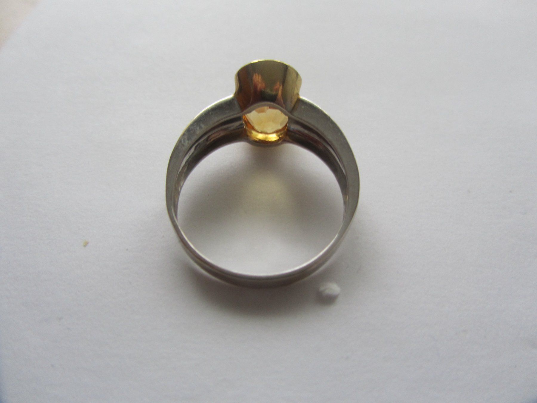 Anelli: Gelbe Beryll-Ring. 18 K.Gold – Usato da Luzern venduto da Lucernauno 4