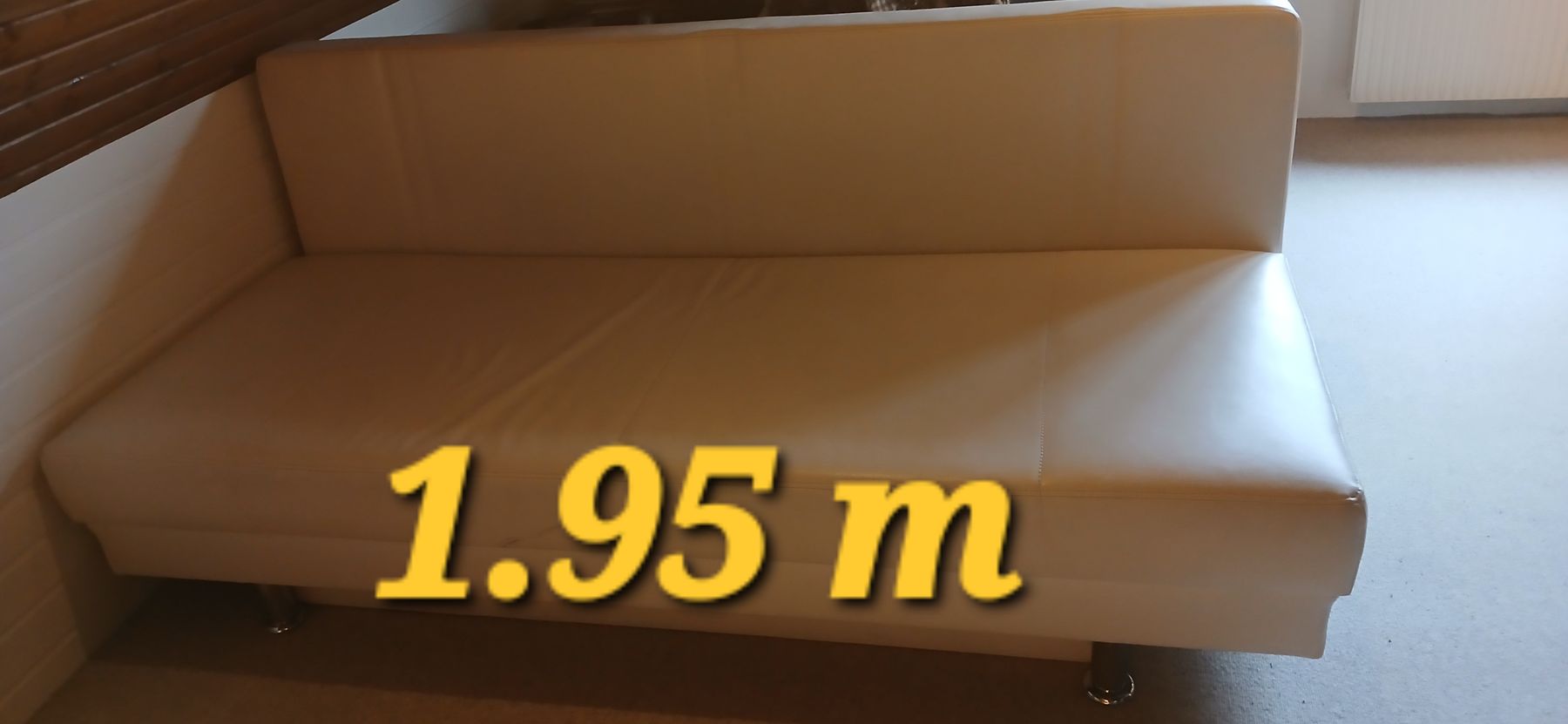 Divani: Zu verschenken Schlafsofa weiß – Usato da Niederweningen venduto da pedamaennchen